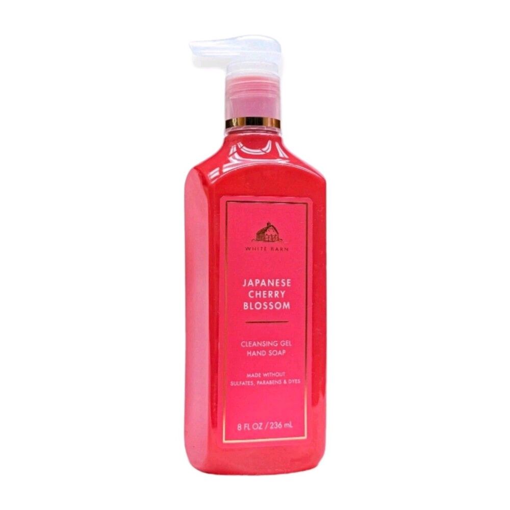 Bath & Body Works JAPANESE CHERRY BLOSSOM Cleansing Gel Hand Soap 8.0 oz